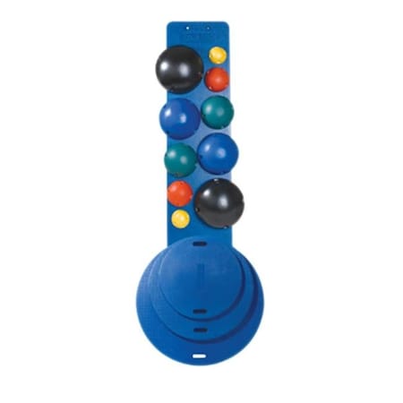 Fabrication Enterprises Fabrication Enterprises 10-1743 Cando Mvp Balance System - 10-Ball Set With Wall Rack 10-1743